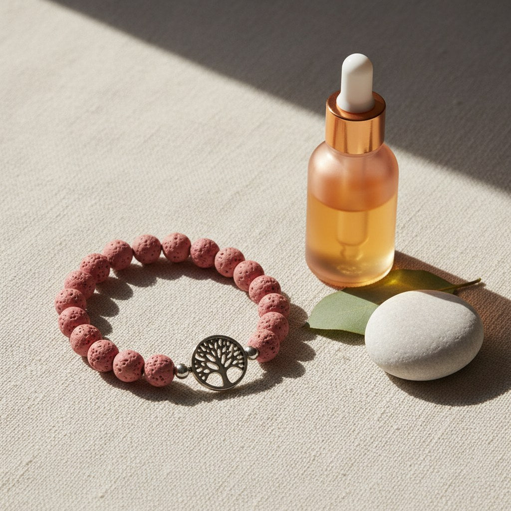 Lava stone aromatherapy bracelet lifestyle