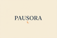 Pausora logo wordmark